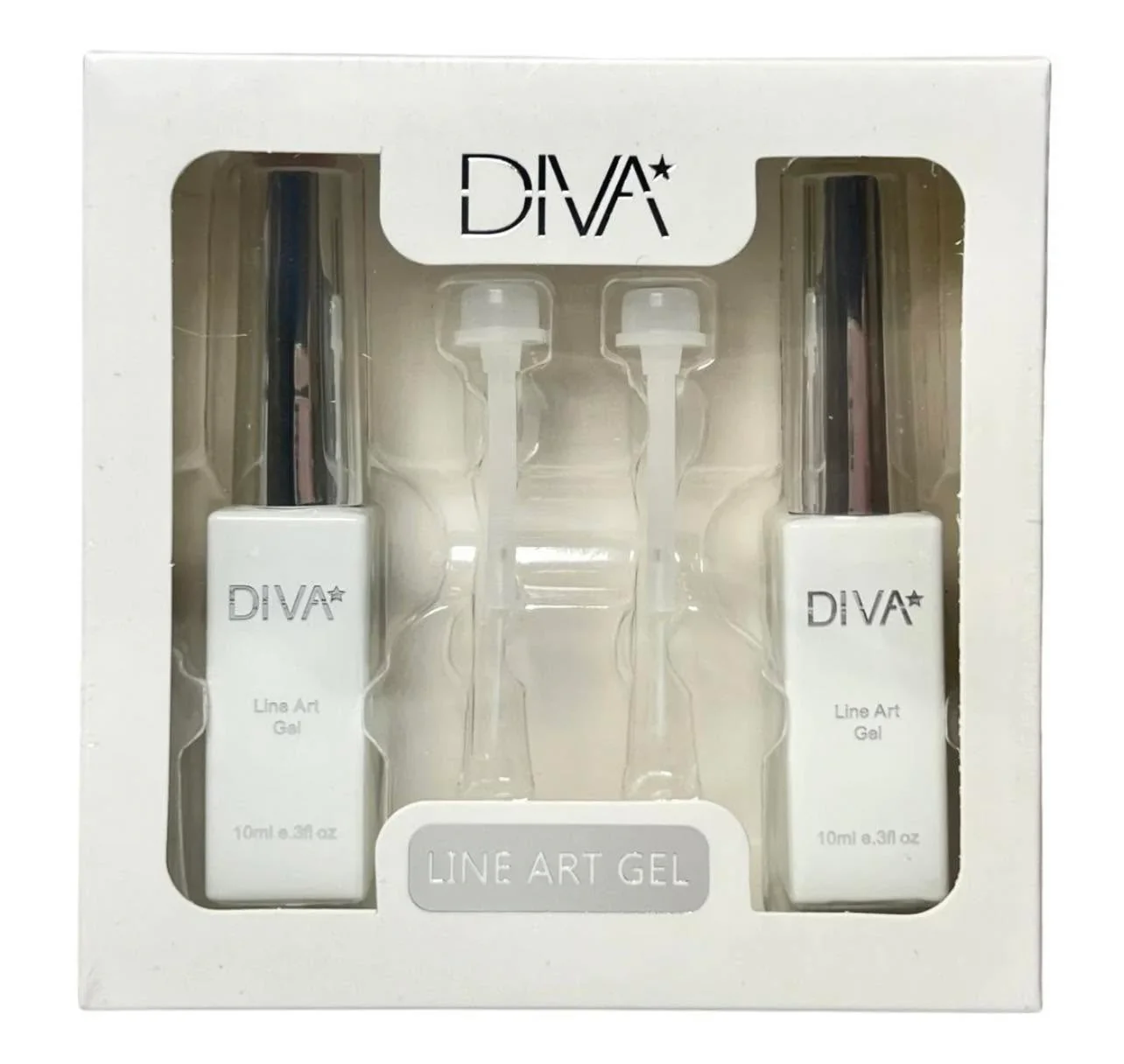 DIVA Line Art Gel Gold 10ml (Duo Pack) - Image 3