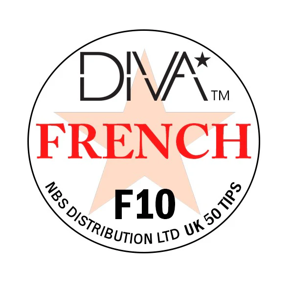DIVA Acrylic Nail Tips French #10