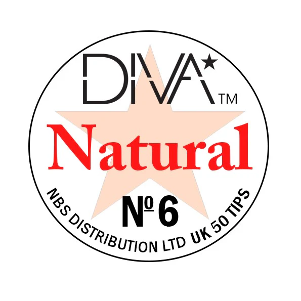 DIVA Acrylic Nail Tips Natural #6