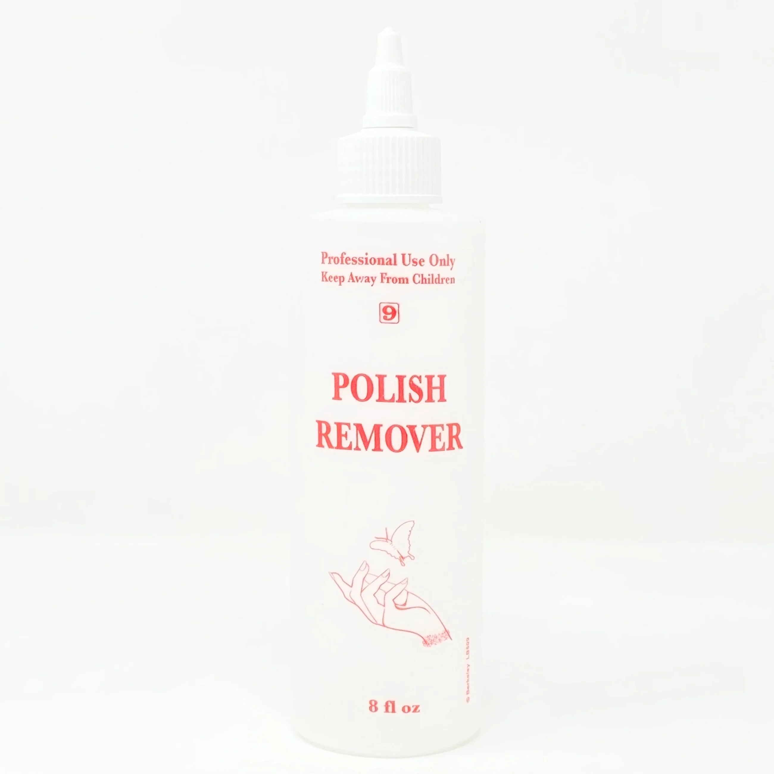 Empty Plastic Bottle 8oz Polish Remover
